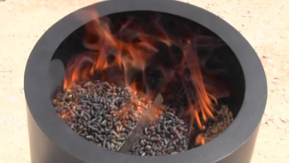 Enjoy a Unique Burning Experience with the Flame Genie Pellet Fueled Fire Pit