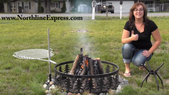 Building a Fire With The FirEase IncinerGrate Fire Pit Grate