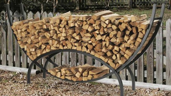 Hy-C Log Rack Promotion - Just in Time to Organize Your Firewood