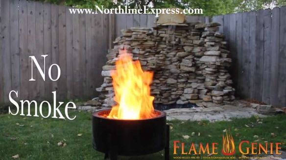 Flame Genie Pellet Fire Pit Northline, How To Make A Pellet Fire Pit