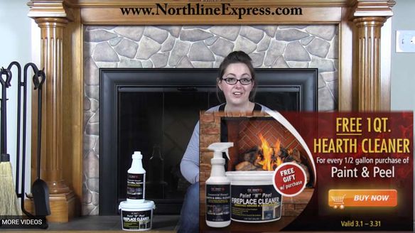 Free Gift With The Purchase of Paint N Peel Fireplace Cleaner
