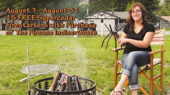 An Awesome August Promotion for the FirEase IncenerGrate