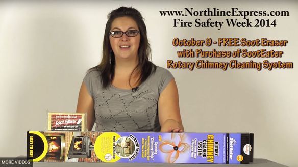 Day 5 Promotion for National Fire Safety Week - The SootEater Rotary Chimney Cleaning System