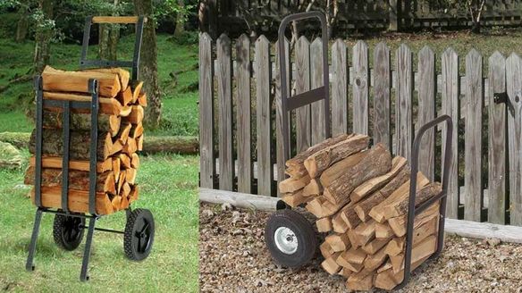 Winter Is Here - Don’t Let a Trip To Your Wood Pile Result In Injury - Get A Firewood Cart Today!