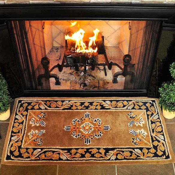 Choosing a Fireplace Rug to Compliment your Hearth