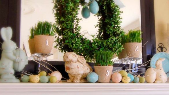 Dressing a Fireplace for the Spring Season